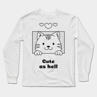 Very cute cat design Long Sleeve T-Shirt